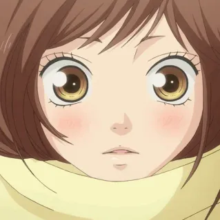 🥡 5100630d anime, dziewczyna, słodkie, portret telegram sticker