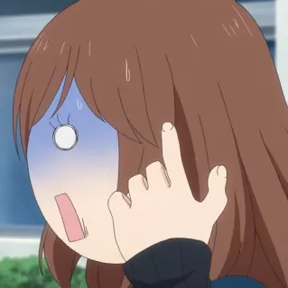 🥡 6eb0c205 Anime, Środkowy palec, Gest, Kreskówka telegram sticker