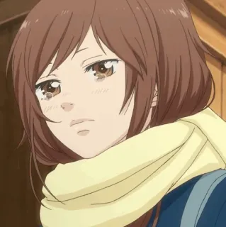 🥡 c27b7942 Dziewczyna anime, Smutny, Postać, Kreskówka telegram sticker