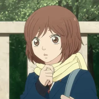 🥡 ee21718f Anime, Dziewczyna, Mundur szkolny, Portret telegram sticker