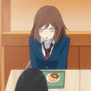 🥡 fec0015d Anime, Mundur szkolny, Pączek, Kreskówka, Uczennica, Oszalały telegram sticker