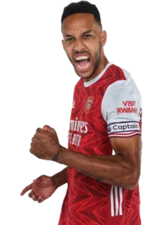 🇬🇦 9219a811 Pierre-Emerick Aubameyang sepak bola, arsenal, sepak bola, olahraga, perayaan telegram sticker
