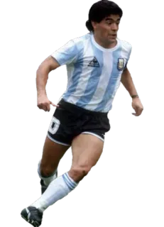 🇦🇷 96608e99 Diego Maradona sepak bola, sepak bola, Argentina, pemain, olahraga telegram sticker