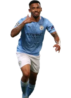 🇧🇷 a7726932 sepak bola, atlet, perayaan, manchester city, gabriel jesus telegram sticker