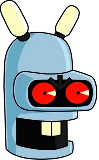 Futurama by 2D Among Us whatsapp stickers