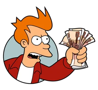 Futurama by 2D Among Us telegram stickers