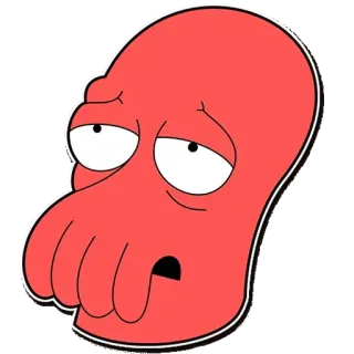 🤒 7dee749e Dr. John A. Zoidberg Futurama Zoidberg, Futurama, cartoon, character telegram sticker