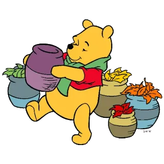 🐻 0d62a226 Winnie the Pooh くまのプーさん, プーさん, はちみつ, ディズニー, アニメ telegram sticker