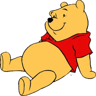 🐻 fe1fa8ac Winnie the Pooh くまのプーさん, アニメ, クマ, ディズニー, キャラクター telegram sticker