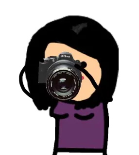 📸 ee5482ae máy ảnh, nhiếp ảnh gia, nikon, nhiếp ảnh, ống kính, chân dung telegram sticker