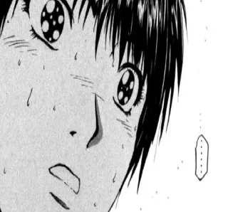 🥺 3ba806ef Anime, Manga, Karakter, Close up, Sedih, Khawatir, Keringat telegram sticker