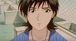 😟 bfa193e7 anime, potret, manga, kartun, orang, animasi telegram sticker