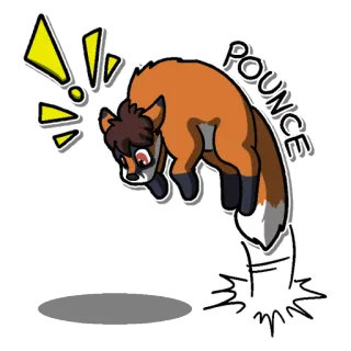 Fuzzy Fox (by Reyn) telegram stickers
