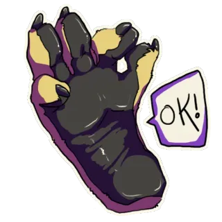 🆗 84a4d7fd OK! ok, pata, sim, acordo whatsapp sticker