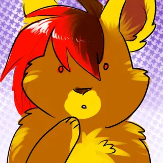 😶 484c6d40 animale, carino, cartone animato, peloso, personaggio, illustrazione telegram sticker