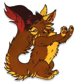 🙅‍♂️ aa2c02f9 Furry, Animale, Cartone animato, Antropomorfo, Personaggio, Fantasy telegram sticker