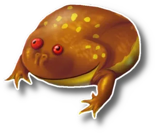🐸 c45697cd rana, animale, anfibio, carino, cartone animato telegram sticker