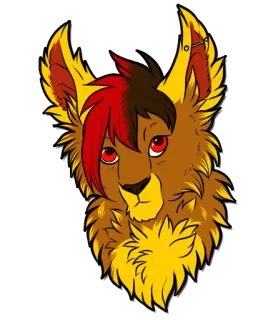 😌 f2608bd4 Furry, Antropomorfo, Animale, Cartone animato, Personaggio, Clipart, Disegno, Illustrazione telegram sticker