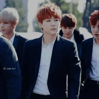 💮 28abd466 SU CAN FLY kpop, piosenkarz, boyband, grupa, azjatycki, min yoongi whatsapp sticker