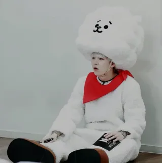 💮 615d46e2 BTS Cosplay, Słodkie, Postać z kreskówki, BTS, K-pop, Idol whatsapp sticker