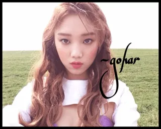 💋 9167ec26 gohar gadis, wanita, potret, kecantikan, rumput telegram sticker