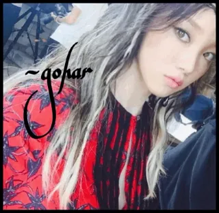 🥀 c3d820ed gohar potret, wanita, gadis, kecantikan, wajah, orang telegram sticker