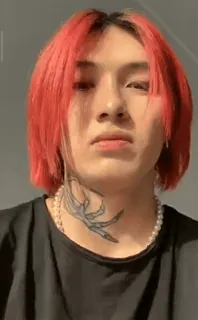 🤛 c0ad51b5 Person, Porträt, Tattoo, Rote Haare, Nacken Tattoo, Mann telegram sticker