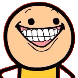 😄 40a94ab8 Cyanide and Happiness, Naklejka, Kreskówka, Uśmiech, Humor, Śmieszne telegram sticker