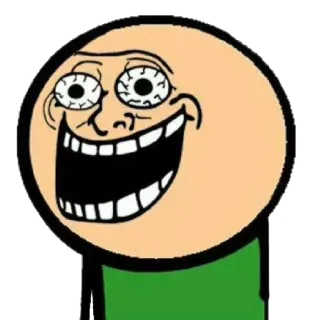 😂 83d2456c Kreskówka, Komiks, Wyrażenie, Mem, Śmieszne, Twarz, Szalony telegram sticker