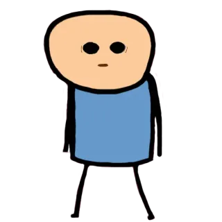 😳 90b62629 Cyanide and Happiness, Kreskówka, Postać, Patyczak telegram sticker