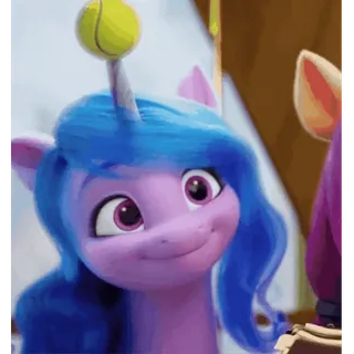 😊 0f2f8beb 小马宝莉, 卡通, 小马, 可爱, 微笑 telegram sticker