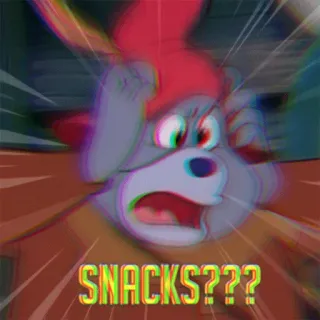 🍏 34f29790 SNACKS??? perro, dibujos animados, snack, hambriento, divertido whatsapp sticker