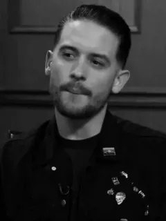 〰 6392ac4d homem, retrato, preto e branco, pessoa, ator whatsapp sticker