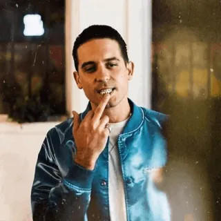💀 4e7e4d8d mittelfinger, geste, beleidigend, g-eazy, rapper telegram sticker