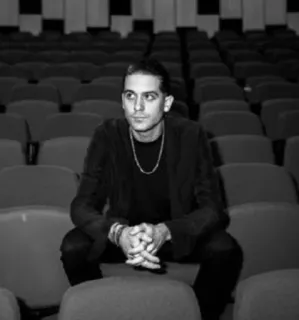 💀 cba3344a G-Eazy G-Eazy, Rapper, Musik, Musiker, Porträt, Schwarzweiß telegram sticker