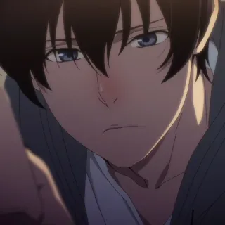 🏆 a6207aac Anime, Hombre, Chico, Dibujo animado, Retrato, Personaje telegram sticker