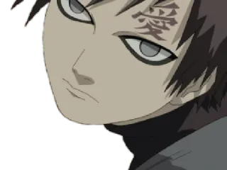 🙄 6a6a91ac Gaara Naruto อนิเมะ, มังงะ, ตัวละคร, ทราย, นินจา telegram sticker