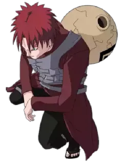😞 cdf40b05 Gaara Naruto อนิเมะ, ตัวละคร, Gaara, นารูโตะ telegram sticker