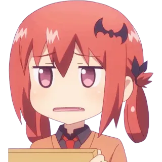 😅 57233718 Satania Gabriel Dropout Anime, Satania, Gabriel Dropout, Iblis, Lucu, Chibi telegram sticker