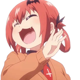 😈 5c2a1ee5 Satania Gabriel Dropout Anime, Kartun, Iblis, Gadis, Lucu, Imut, Satania, Gabriel DropOut telegram sticker