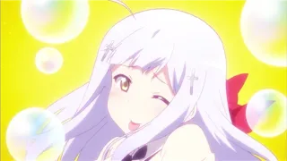 😜 314a1051 อนิเมะ, น่ารัก, ฟอง, ผู้หญิง, ขยิบตา whatsapp sticker