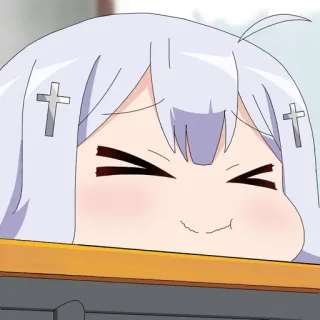 😆 7810fa8f อนิเมะ, น่ารัก, กากบาท, ผู้หญิง, การ์ตูน whatsapp sticker