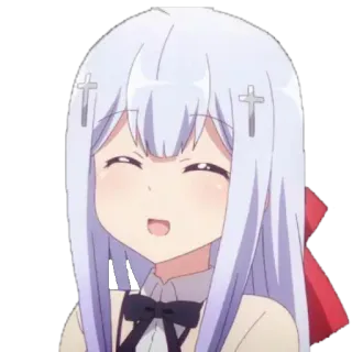 😄 e7ec684a Raphael Whiteley Gabriel DropOut อนิเมะ, ผู้หญิง, น่ารัก, มีความสุข, นางฟ้า, ราฟาเอล ไวท์ลีย์, Gabriel DropOut whatsapp sticker