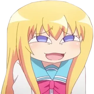 🤪 f5d09e31 Gabriel Tenma White Gabriel Dropout Anime, Gabriel DropOut, Gabriel Tenma White, Lucu, Imut, Stiker telegram sticker