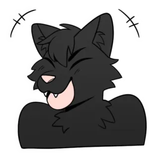 😂 275a3c95 mèo, động vật, hoạt hình, vui vẻ, cười, dễ thương, lông lá telegram sticker