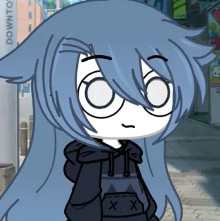 🫂 f87ec6a3 Аниме, Мультфильм, Гача, Аватар, Персонаж, Цифровое искусство telegram sticker