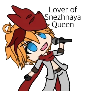 🎤 ea0fe70e Lover of Snezhnaya Queen Anime, Karakter, Seni, Fanart, Snezhnaya telegram sticker