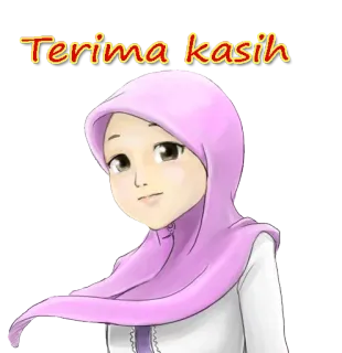 gadis solehah telegram stickers