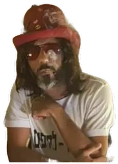 😊 99462359 להצלחה hombre, gafas de sol, sombrero, hebreo, éxito telegram sticker