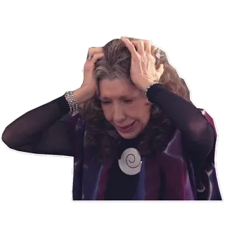 🙉 1d9fd84c femme, pleurs, triste, détressée, émotionnel, frustrée, stressée telegram sticker